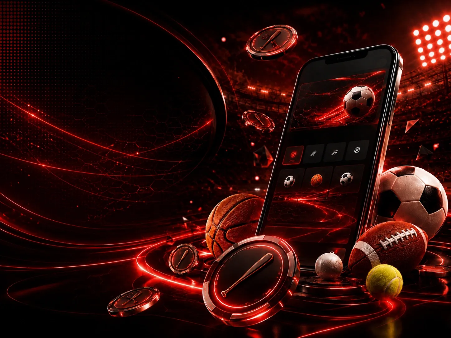 Redball coins andbonus